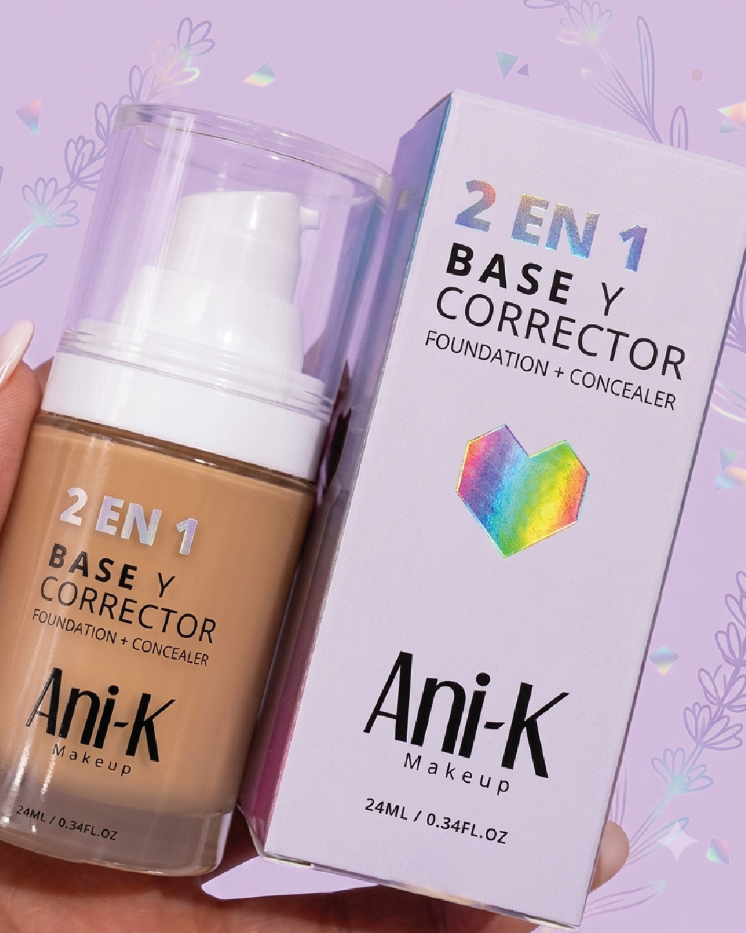 Base liquida 2 en 1 con corrector